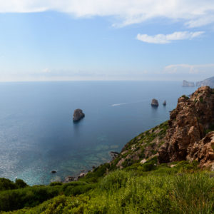Vue depuis le passeggiata panoramica di Nebida