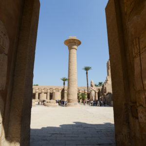 Colonne de Taharqa à Karnak