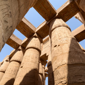 Colonnade de la grande salle hypostyle de Karnak