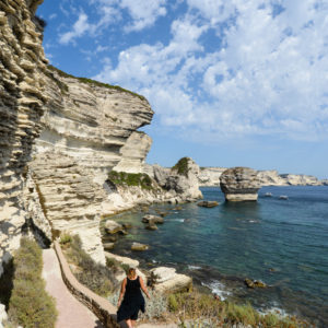 Plage de Sutta Rocca à Bonifacio